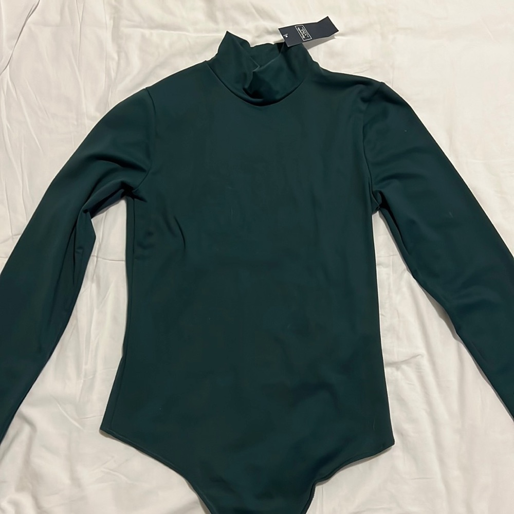 Abercrombie & Fitch Mockneck Bodysuit